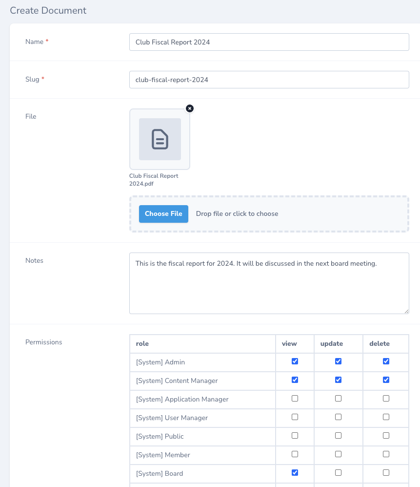 Document Library