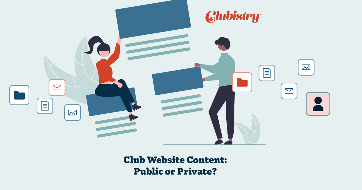 Club Website Content: Public or Private?